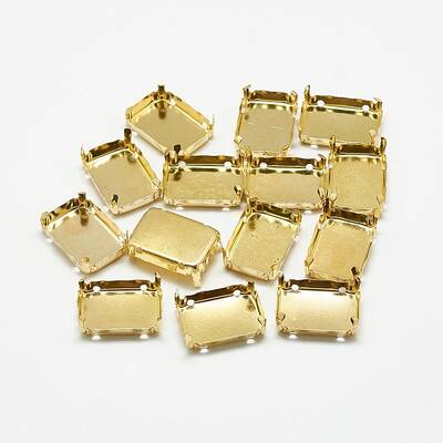 201 Stainless Steel Sew on Prong Settings