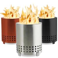 Portable Fire Bowl with Stand, Stainless Steel Decorative Fire Pit for Camping, Outdoor Desktop Fire Bowl for Camping, Party,...