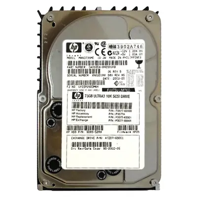 P3577-69001 HP 72.8GB Ultra-160 SCSI 10000 3.5-inch Hard Drive