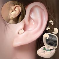 Wireless Headphones, In-ear Design Noise Cancelling Headphones with Digital Display, Bluetooth-compatible Gaming Headset for ...