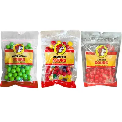 Buc-ee's 12 oz Fruit Sours Candy 3+ Varieties