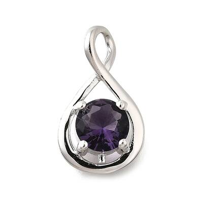 925 Sterling Silver Pave Cubic Zirconia Pendants