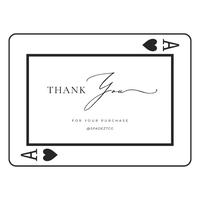 Thank you card