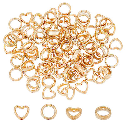 200Pcs 2 Style CCB Plastic Bead Frames