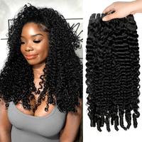Ama Hair Burmese Curly Bundles Human Hair 100% Unprocessed Vrigin Hair Bundles Deals Human Hair Extensions 18A Raw Burmese Cu...