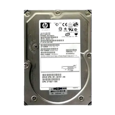 3R-A5157-AA HP 146GB Ultra-320 SCSI 10000 3.5-inch 8MB Hard Drive