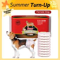 DONO Disposable Puppy Diapers for Female with quick-dry technology and leak-proof protection, Designed For Small Dogs And Cat...