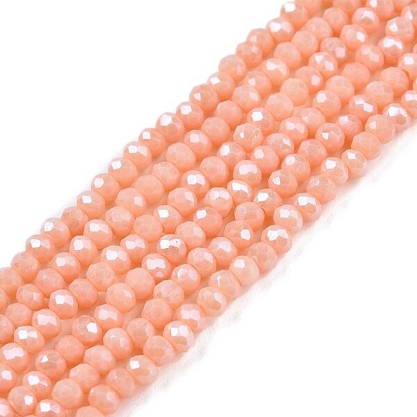 Electroplate Glass Beads Strands