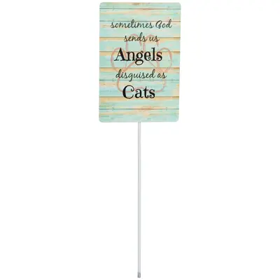 Angels in Disguise Garden Stake - Cat