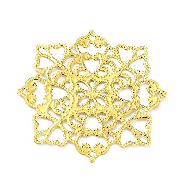 Rack Plating Iron Connector Charms
