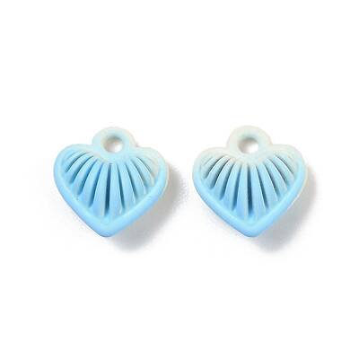 Spray Painted Alloy Pendants