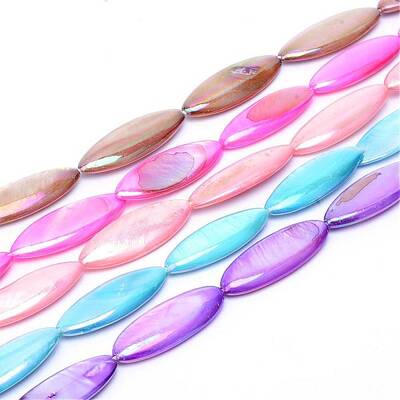 Natural Freshwater Shell Bead Strands