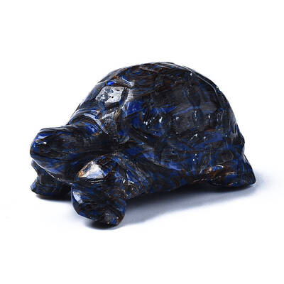 Tortoise Assembled Natural Bronzite & Synthetic Imperial Jasper Model Ornament