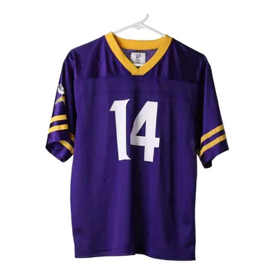 Age 14-16 Minnesota Vikings N.F.L. Team Apparel Jersey - XL Purple Polyester