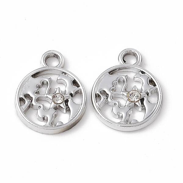 Alloy Crystal Rhinestone Pendants