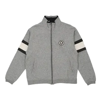 Champion Zip Up - Medium Grey Cotton