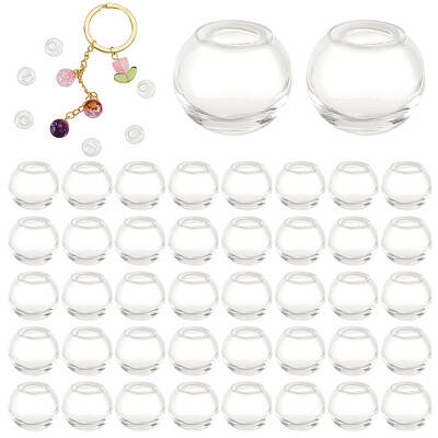 200Pcs Round Mechanized Blown Glass Globe Ball Bottles