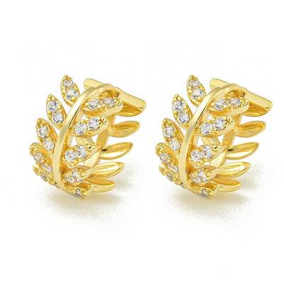 Brass Hoop Earrings