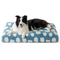 Lesure Waterproof Pet Mattress - Thick Shredded Chopped Foam Pet Bed, Dog Bed Indoor with Removable Cover, Cute Modern Fuzzy ...