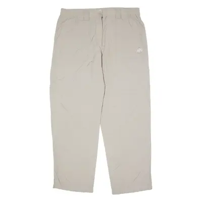MAMMUT Outdoor 2 in 1 Womens Trousers Grey Regular Straight W36 L30