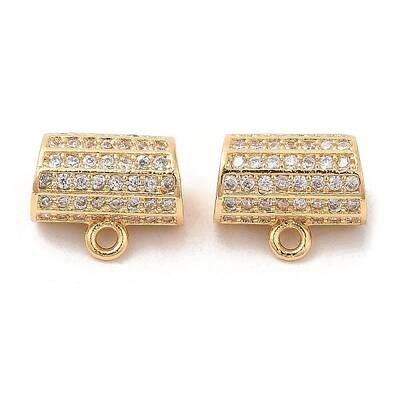 Plating Brass Micro Pave Cubic Zirconia Pendant