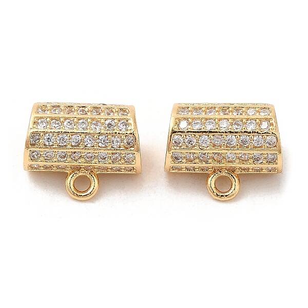 Plating Brass Micro Pave Cubic Zirconia Pendant