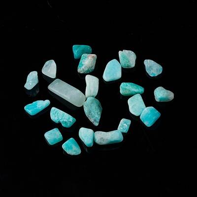 Natural Amazonite Chip Beads