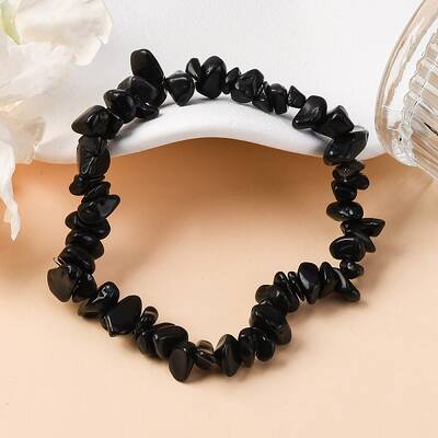 Natural Indian Agate Stretch Bracelets