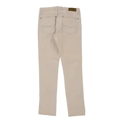 Alcott Slim Fit Trousers - 32W 32L Cream Cotton