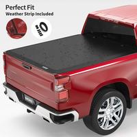 OEDRO Quad Fold Tonneau Cover Soft Four Fold Truck Bed Covers Compatible with 2015-2025 Ford F-150 F150 5.5 Feet Bed High-Qua...