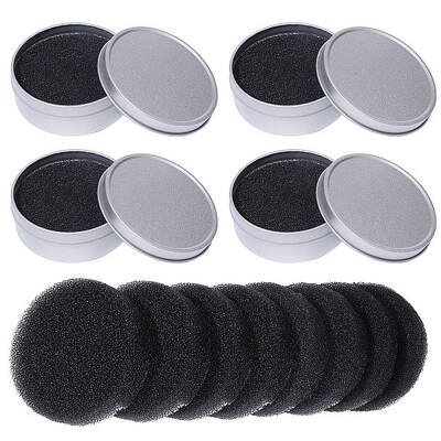 4Pcs Iron Makeup Brush Cleaning Box