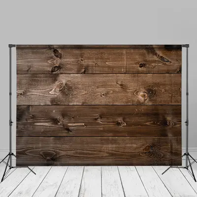 Abstract Brown Wood Plank Texture Backdrop For Photo - Aperturee