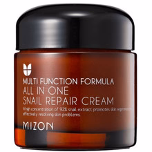 Mizon All-in-one repairing cream with 92% snail mucin - 75 ml