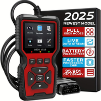 2025 New Powerful OBD2 Scanner Diagnostic Tool - Engine Code Reader, Full OBD2 Features, Reset, Modes 6&8, Suited for DIY Car...