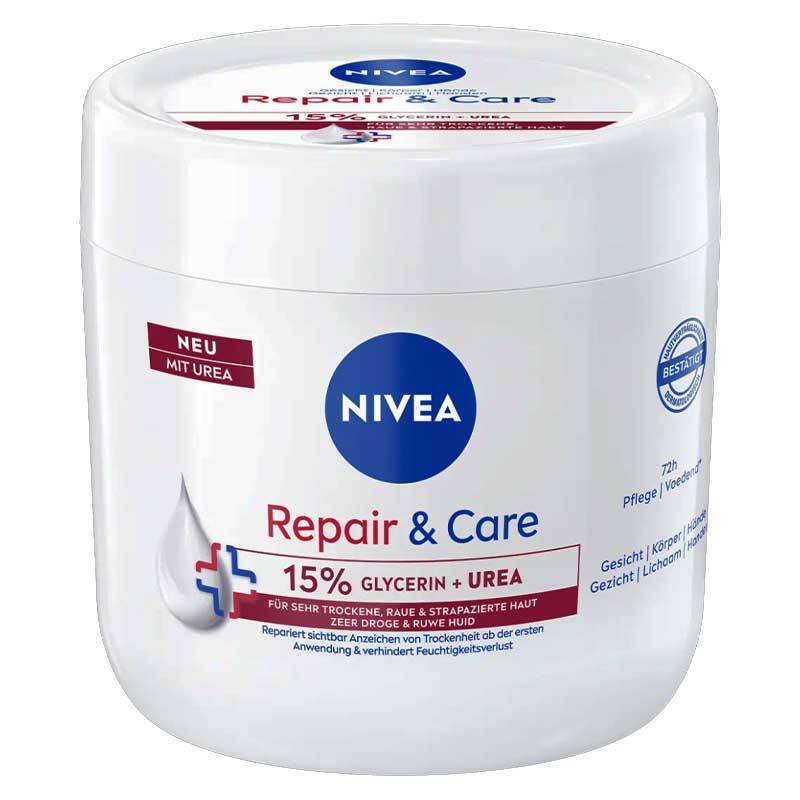 Body Cream Nivea 72 H 400ml repair treatment