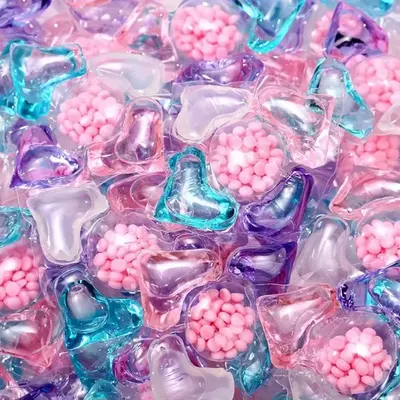 30pcs/50pcs/100pcs/120pcs Scent Enhancing Laundry Capsules, 💐 Long Lasting Fresh Scent 👕✨ Environmentally Friendly Cl...