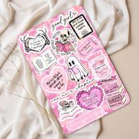 Cute Cardstock Case Insert for Kindle Paperwhite Basic Scribe | Book Lover Gift | Bookish Stickers for E-Reader | Booktok