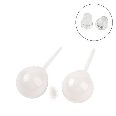 Hypoallergenic Bioceramics Zirconia Ceramic Stud Earrings