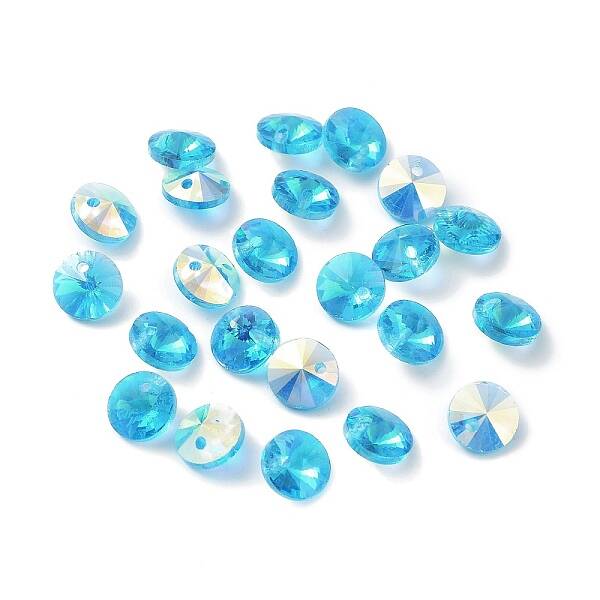 Electroplate Transparent Glass Beads