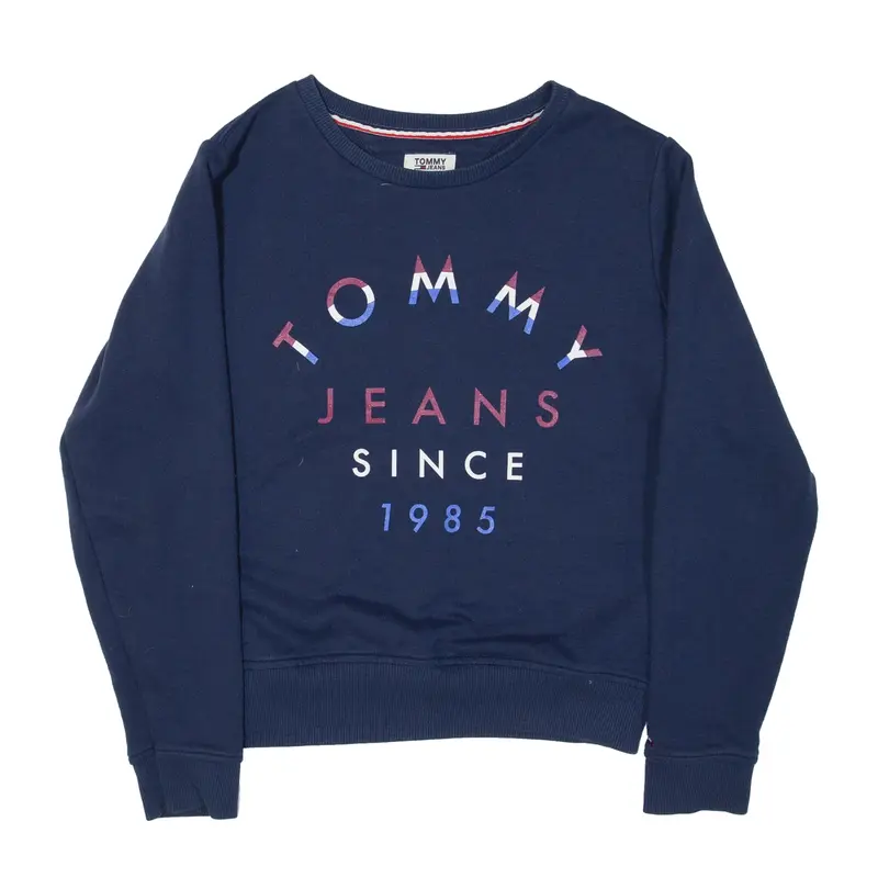 TOMMY HILFIGER JEANS Sweatshirt Blue Mens XS