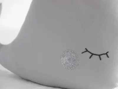 Gray Whale Pillow