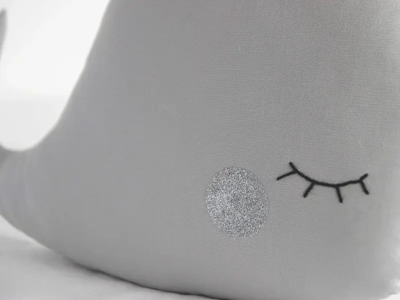 Gray Whale Pillow