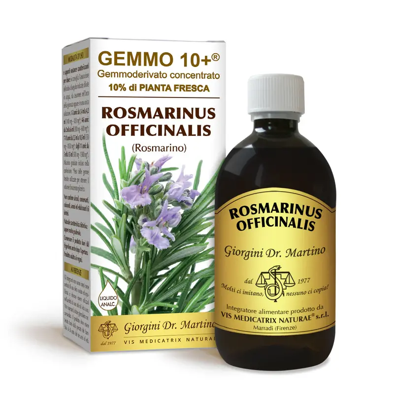 Dr Giorgini gemmo 10+ rosemary 500 ml non-alcoholic liquid