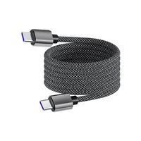 Fast Charge Magnetic Charging Cable Type-C, USB-C to USB-C Charger Cable with Organized Self Coiling Magnetic, 60W Charging d...