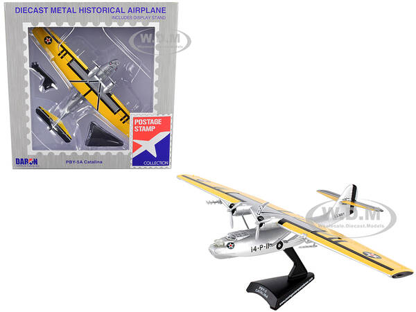 Consolidated PBY-5 Catalina Aircraft United States Navy 1/150 Diecast Model Airplane by Postage Stamp