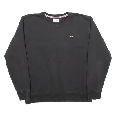 TOMMY HILFIGER Mens Sweatshirt Black 2XL