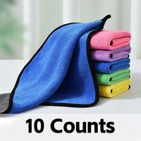 10 Counts Thick Cleaning Cloth,Towels for Cars,Rags for Kitchen,Lint Free Microfiber,Polishing Waxing Dry for Cars Absorbent ...