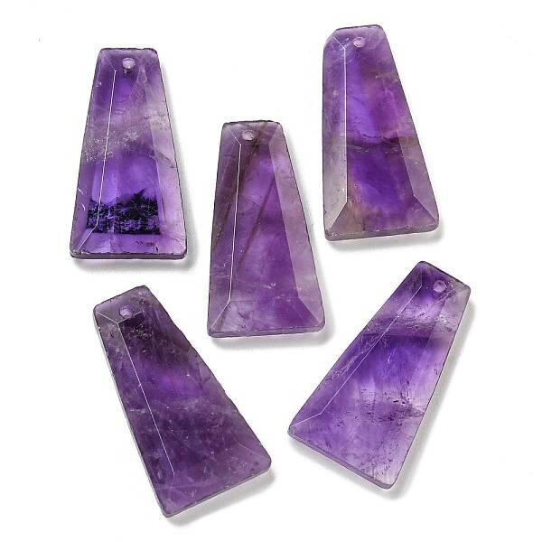 Natural Amethyst Pendants