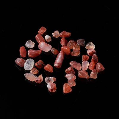 Natural Carnelian Chip Beads
