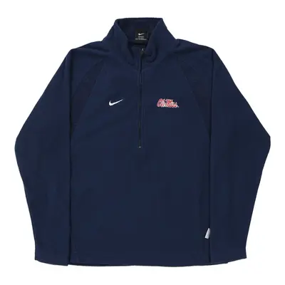 Age 12-13 Nike Fleece - Large Navy Polyester